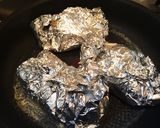 簡単フライパン☆白身魚（タラ）ホイル焼き作り方4写真