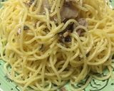 ベーコンとサーディンのクリームパスタ作り方7写真
