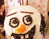 簡単☆オラフケーキ作り方2写真