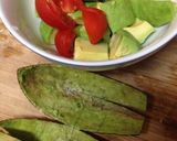 前菜二号(^○^)アボカドトマト作り方1写真