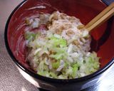 パリッと美味しい豆腐入りの揚げ納豆♪作り方1写真