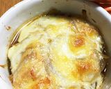 パン耳オニオングラタンスープ。レンジで！作り方6写真