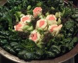 タアサイと肉挟みちくわぶの鍋作り方4写真