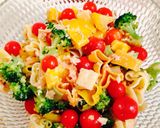 ハートパスタのツナサラダ♡X'masに！作り方5写真