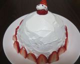 苺サンタのドームケーキ(2人分)作り方7写真
