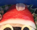 ウィスパーサンタのキャラ弁♪作り方3写真