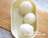 キャラ弁＊簡単♪クリスマススノーマン弁当作り方1写真