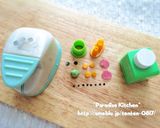 キャラ弁＊簡単♪クリスマススノーマン弁当作り方3写真