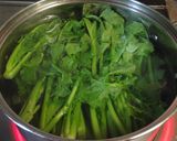 基本の和食１　　菜花の胡麻和え作り方1写真