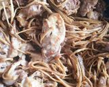 ごぼう豚肉きのこの簡単♪和風パスタ作り方4写真