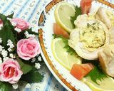 鶏むね肉の☆おからっチーズロール♪♪作り方5写真
