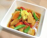柚子香るかぼちゃの煮物作り方5写真