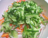 千切り野菜の和風サラダ作り方6写真