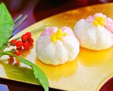 我が家のお節♬大根とサーモンの花びら餅風作り方12写真