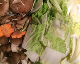野菜たっぷり柚子胡椒風味の鍋焼きうどん作り方2写真