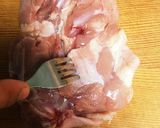 絶品! 鶏のソテー アンチョビソースかけ作り方1写真
