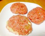 ポテサラハンバーグ（お弁当用プチサイズ）作り方5写真