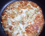 糖質制限☆小麦ファイバーでお好み焼き作り方5写真