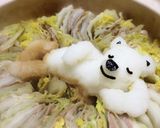 大根おろしアート☆シロクマお昼寝中〜作り方8写真