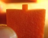 にんじん蝶々(飾り切り)作り方4写真