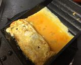 煮つけカボチャの卵焼き作り方3写真
