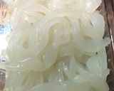 刺身イカのイタリアンカルボナーラ作り方1写真
