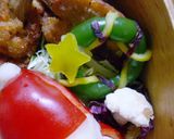 玄米菜食のクリスマス弁当☆簡単に隙間埋め作り方4写真