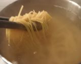 イカゲソとパセリの醤油風リングイネパスタ作り方6写真
