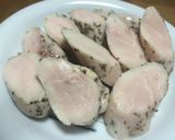 驚きの柔らかさ！鶏ささ身で鶏ハム風作り方8写真