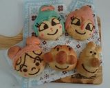 こきんちゃん&どきんちゃんパン作り方14写真