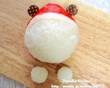 キャラ弁*簡単♪クリスマスカップくまさん作り方2写真
