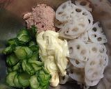 れんこんとシーチキンのサラダ作り方5写真