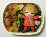 キャラ弁・セカオワ弁当・恋犬さん風♪作り方7写真