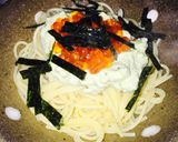 絶賛！！イクラとアボカドの和風パスタ作り方4写真
