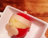 クリスマス☆ミニトマトのサンタさん♪作り方5写真