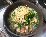 ぷりぷり牡蠣のぽん酢パスタ作り方6写真