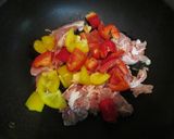 簡単！豚肉とパプリカのごまみそ炒め作り方8写真