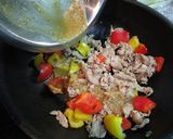 簡単！豚肉とパプリカのごまみそ炒め作り方9写真