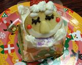 クリスマス サンタクロース ケーキ作り方5写真