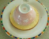 お茶碗で ミニ ドームケーキ☆プリン入り作り方4写真
