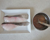タラと小松菜のゴマだれレンジ蒸し作り方1写真