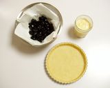ゆず風味カスタードと黒豆のタルト作り方1写真