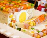 サラダテリーヌ　野菜と卵のゼリー寄せ作り方9写真