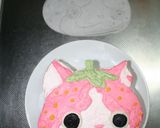 妖怪ウォッチ✿イチゴニャンのデコケーキ作り方8写真