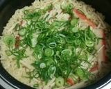 簡単!!カニかまの炊き込みご飯作り方3写真