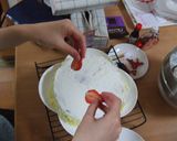 チョコとチーズのデコレーションケーキ作り方9写真