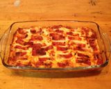 軍隊メシ、パスタのグラタン作り方5写真
