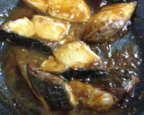 バター風味の魚の照り焼き、キノコ添え作り方5写真