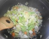 白いんげん豆とチキンの田舎風スープ作り方6写真
