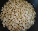 白いんげん豆とチキンの田舎風スープ作り方1写真